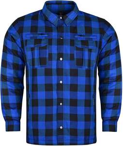 Camisa de Cuero Reforzada para Motociclistas, Estilo Casual, Resistente al Viento, para Invierno, con Protección - Product Image 5