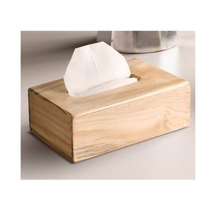 Porte-mouchoirs en bois de qualité supérieure en forme de carré Boîte de support de couverture rectangulaire en bois d'acacia à bas prix - Product Image 2