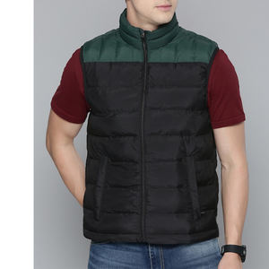 Nouveau design pour hommes 100% polyester coupe-vent doux gilet extérieur sans manches veste élégante bulle Softshell veste et chandails pour hommes - Product Image 3