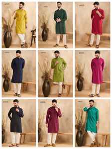 Nouveau 2024 dernière tenue de créateur à feuilles persistantes meilleures viscos rayonne Kurta avec broderie lourde avec un travail de séquence fantaisie exportateur indien - Product Image 2