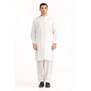 Nouveaux Styles Vente en Gros Prix Usine Hommes Shalwar Kameez Usine Vente en Gros Haute Qualité Hommes Casual Shalwar Kameez - Product Image 1