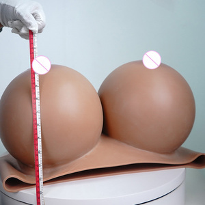 Saf silikon gerçekten yumuşak yapay Cosplay sahte göğüsler süper büyük göğüsler erkekler için silikon göğüsler Crossdress - Product Image 6