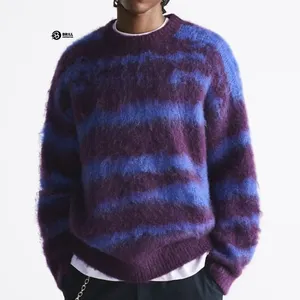 2024 Heren Truien Pullover Custom Design Gebreide Gebreide Gebreide Kleding Voor Mannen Mohair Truien