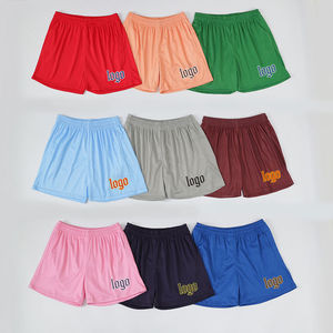 Custom 5 Inch Solid Casual Worsted Basketball Shorts Heavyweight Double <b>Layer</b> Polyester Jogger with Drawstring Digital Printing - Product Image 3