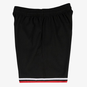 2025 pantalones cortos de baloncesto Retro personalizados 100% poliéster Spandex nuevo diseño estilo callejero patrón sólido malla lisa al por mayor - Product Image 3