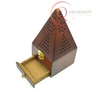 Quemador de Incienso de Madera Artesanal con Bandeja Larga para una Combustión Limpia, Natural y Duradera, Decoración para el Hogar - Product Image 6
