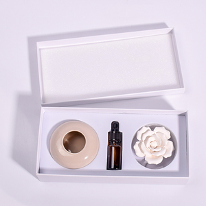 Diffuseur de pierre en céramique de lotus diffuseur d'argile d'arôme neutre diffuseur de parfum en céramique - Product Image 3