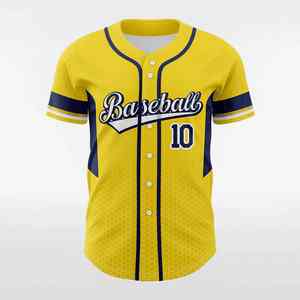 Maillot de baseball personnalisé inspiré du sport, tissu 100 % polyester doux et respirant, séchage rapide, unisexe adulte, logo personnalisé pour les équipes et les fans - Product Image 1