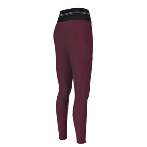 Legging de montar a caballo de proveedor de fábrica de diseño OEM, leggings de montar a caballo ajustados personalizados con asiento completo para mujer - Product Image 6