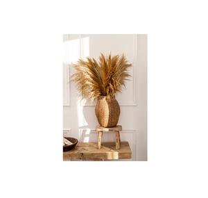 Macetas y jardineras inteligentes de bajo precio, maceta de ratán para decoración de jardín con soporte de hierro, soporte negro de Pie Grande - Product Image 2