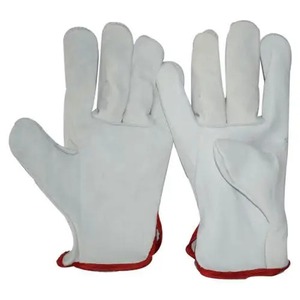 Gants thermiques en cuir de mouton de haute qualité pour femmes, longueur poignet, unis, pour un usage quotidien et décontracté - Product Image 1