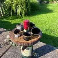 Gobelet Viking en corne de buffle naturelle Tasse en verre artisanale pour cuisine ou voyage Gobelet en céramique