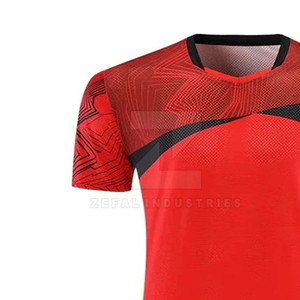 <b>Make</b> <b>Your</b> <b>Own</b> Custom Logo Front Position Eco-Friendly Quick Dry Breathable 100% Polyester Men's Adult Tennis Uniform Sets - Product Image 5