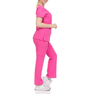 Wholesale Custom <b>Scrubs</b> Suit Hospital Uniforms Medical Nurse Uniform Nurse <b>Scrubs</b> Uniforms <b>Sets</b> - Product Image 2