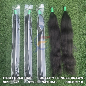 Vente en gros de cheveux humains vierges indonésiens de luxe pour la fin de l'année, cuticules alignées, sans nœuds, cheveux raides noirs naturels - Product Image 4