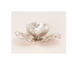 Nouveau bol de chocolat de forme ronde en nacre moderne pour servir du chocolat et des couverts de table d'hôtel - Product Image 1