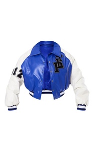 Chaqueta Universitaria Personalizada de Mujer de Calidad 2026, Mezcla de Lana, Mangas de Cuero, Cierre de Botones, Chaqueta de Béisbol Universitaria, Fabricante OEM - Product Image 6