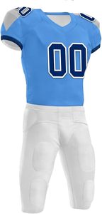 Kit de uniforme de fútbol americano personalizado, Conjunto de jersey y pantalón sublimados para escuelas, colegios y clubes, ropa deportiva - Product Image 3