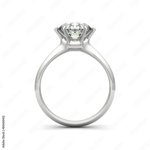 <b>14K</b> Solid <b>Gold</b> Wedding <b>Ring</b> with Natural Diamond VVS1 DF Grade New York Style Elegant and Chic - Product Image 2
