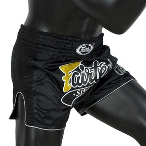 Shorts de boxe Muay Thai pour hommes, légers, en satin, pour l'entraînement au kickboxing, shorts de combat confortables pour la pratique en salle de sport - Product Image 2