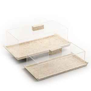 Eco Friendly Mother of Pearl Resin Food <b>Breakfast</b> Serving <b>Tray</b> With Acrylic Lid Antique Handmade Decorative Food Carrying <b>Tray</b> - Product Image 5