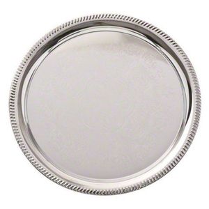 Bandeja Redonda Minimalista de Latón Dorado, Bandeja Decorativa para Servir, Decoración de Cocina, Exhibición de Joyería y Servicio de Restaurante de Alta Gama - Product Image 4