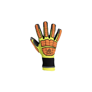 Gants de sauvetage haute visibilité pour extérieur, avec protections anti-choc moulées en 3D, bouts de doigts réfléchissants, résistants aux coupures, manchette à col roulé, unisexe, pour situations d'urgence - Product Image 1
