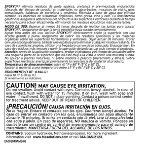 ฟิล่า ซัพพลายส์ แคร์ โซลูชั่นส์ อีพ็อกซี่ ออฟ น้ำยาขจัดคราบอีพ็อกซี่ น้ำยาทำความสะอาดพื้น น้ำยาทำความสะอาดกระเบื้องเซรามิก แก้ว โมเสก ความหนืดสูง - Product Image 3