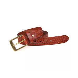 Cinturones de Cuero Genuino Elegantes y Duraderos, Ajustables, Clásicos, para Hombre, para Oficina, Formales, Prácticos, Accesorios de Moda - Product Image 2