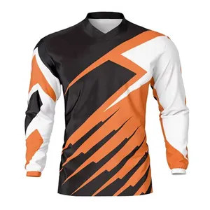 Racing Men's Motocross Jersey Custom Logo Design Quick Dry Jersey Motocross Riding Accessories