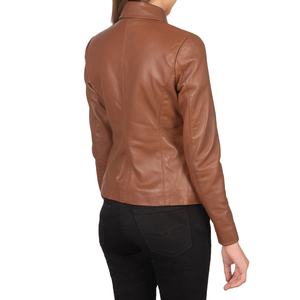 Veste en cuir pour femme très vendue, tendance, en véritable peau d'agneau, style vintage, veste en cuir pour femme, veste en cuir de vache véritable, 2026 - Product Image 3