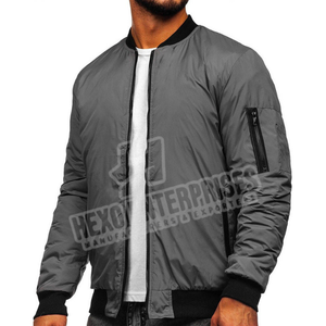 แจ็กเก็ตเบสบอลผ้าซาตินสไตล์เท่สำหรับผู้ชายแจ็กเก็ตทีมเบสบอลสไตล์เท่สำหรับฤดูหนาว - Product Image 3