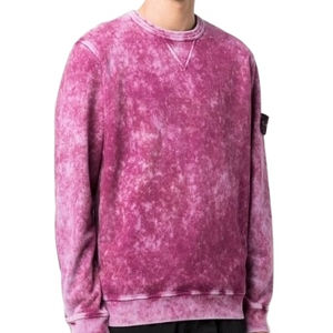 Oem Wholesale Vintage Washed <b>Jumpers</b> Streetwear Casual Fashion Sweatshirts Oversized Pullover <b>Plain</b> Crew Neck Washed Sweatshirt - Product Image 1