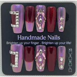 Unghie finte a forma di vite d'uva (grande) - Product Image 1