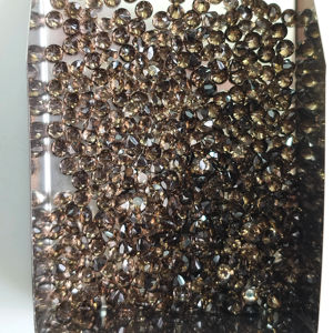 Cuarzo Ahumado Natural de 3MM, Corte Brillante Redondo, Gema Suelta de la Mejor Calidad para la Fabricación de Joyas - Product Image 3