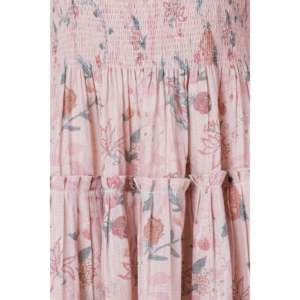 High on Demand Floral Ruffle Mini <b>Dress</b> Square Collar <b>Elastic</b> Waist Casual <b>Dress</b> for Party and Office Wear - Product Image 2
