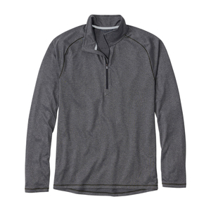 Camiseta Deportiva Activa con Logotipo Personalizado para Hombre, Cierre de Cremallera, Manga Larga, Secado Rápido, Cuello Camisero, Estilo Pullover, Táctica, Trabajo, Golf, OEM - Product Image 1