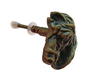 Boutons et poignées d'armoire à tête de cheval en laiton antique Design moderne pour armoire, commode à tiroirs et salle de bain pour cuisine et chambre à coucher - Product Image 3