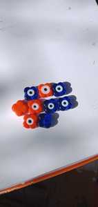 Perles de verre et lampwork en cristal sur mesure dans le thème des yeux pour pendentifs et bagues revente par Bead Stores - Product Image 3