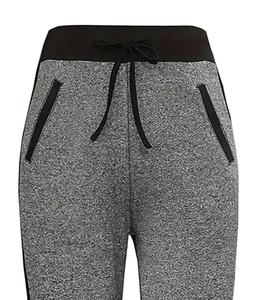 Pantalon décontracté élégant taille haute Méthode de tissage non tissé respirant Techniques teintées unies Fermeture à cordon écologique - Product Image 4