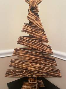 Décoration de sapin de Noël en bois artisanal écologique extensible, taille et forme personnalisables, résistant aux intempéries, haute qualité - Product Image 6