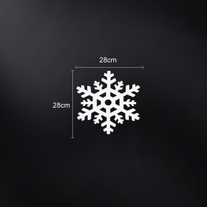 Décorations étoiles de Noël pour les fêtes d'hiver, scènes de neige, fenêtres et arbres - Product Image 4
