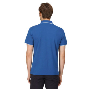 2023 Meilleure vente hommes bleu Active Polo hommes personnalisé brodé Logo basique Polo t-shirt à vendre hommes polos - Product Image 2
