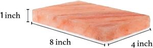 Imalayan-losa de cocina de sal, base de madera con forma rectangular, Rosa - Product Image 5