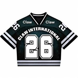 Maillot de football américain rétro imprimé de streetwear personnalisé en gros maillots respirants de haute qualité en maille de sublimation - Product Image 4