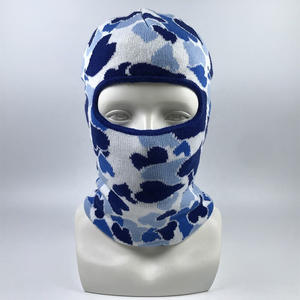 Hip Hop Acrylic Unisex Winter Sports Adjustable <b>Balaclava</b> Full Face Cover One-Hole Ski Mask Custom Camo Image Design Common Warm - Product Image 6