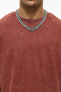 Ropa de hombre de gran tamaño 100% algodón camiseta fabricante Streetwear Hip Hop en blanco lavado ácido logotipo personalizado Vintage camisetas - Product Image 3