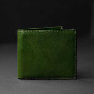 Portefeuille homme en cuir pleine fleur de haute qualité Portefeuille à deux volets classique de luxe en cuir personnalisé BFW-0001 - Product Image 6
