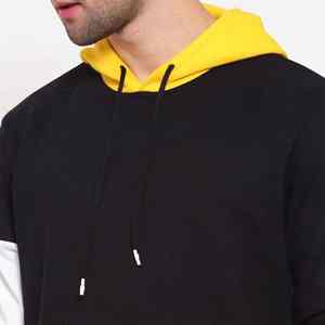 Sudadera con Capucha de Forro Polar de Tres Tonos para Hombre, para Impresión Personalizada OEM, Sudadera con Capucha para Hombre con Logotipo Bordado - Product Image 6