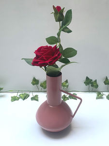 Venta caliente de Metal de la boda de la decoración al por mayor florero hogar Hotel decoración en polvo acabado hecho a mano logotipo personalizado - Product Image 5